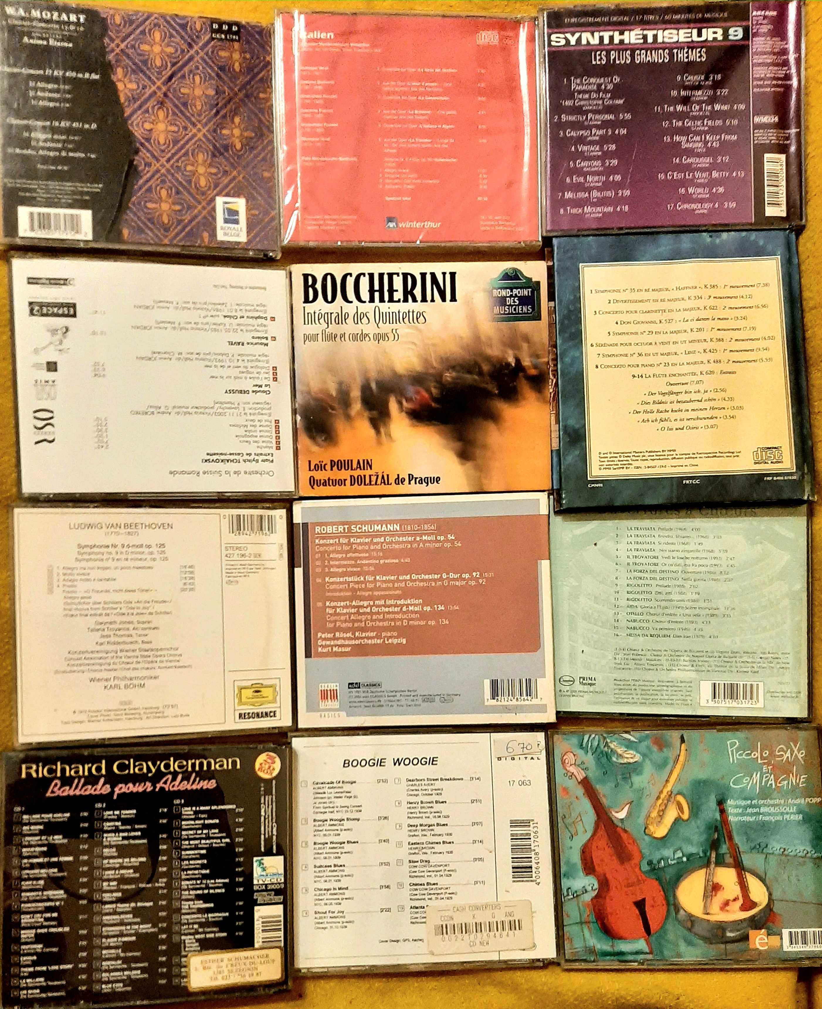 Płyty CD, różne tytuły, 12 sztuk