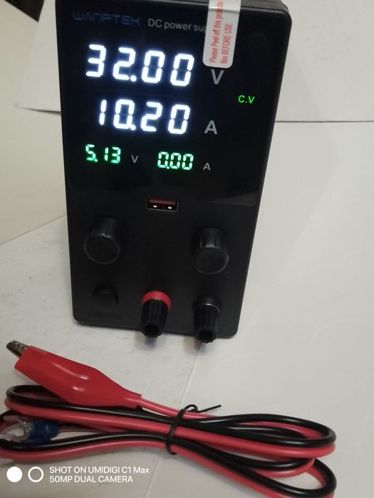 Лабораторний блок живлення 32в,10А.