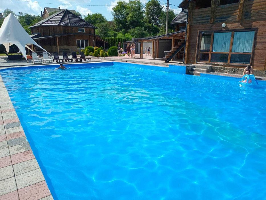 Будинок для двох та більше осіб, басейн з підігрівом! Чан, сауна.