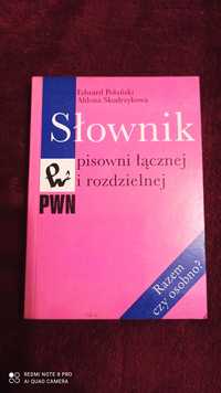 Słownik pisowni łącznej i rozdzielnej - E. Polański