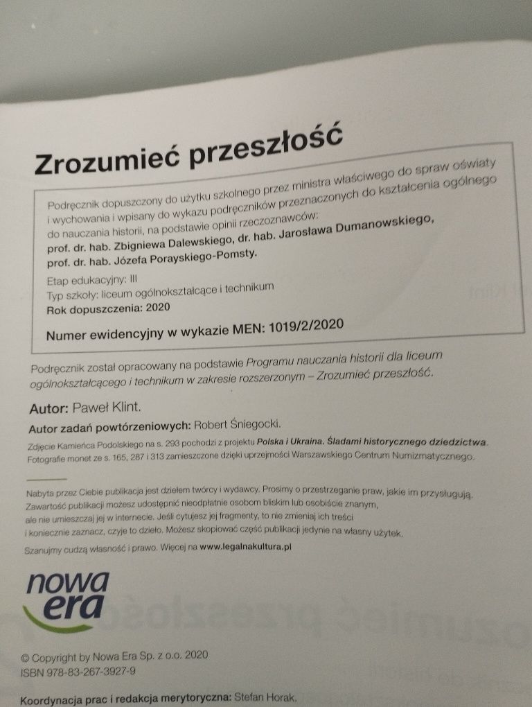 Zrozumieć przeszłość 2 zakres rozszerzony