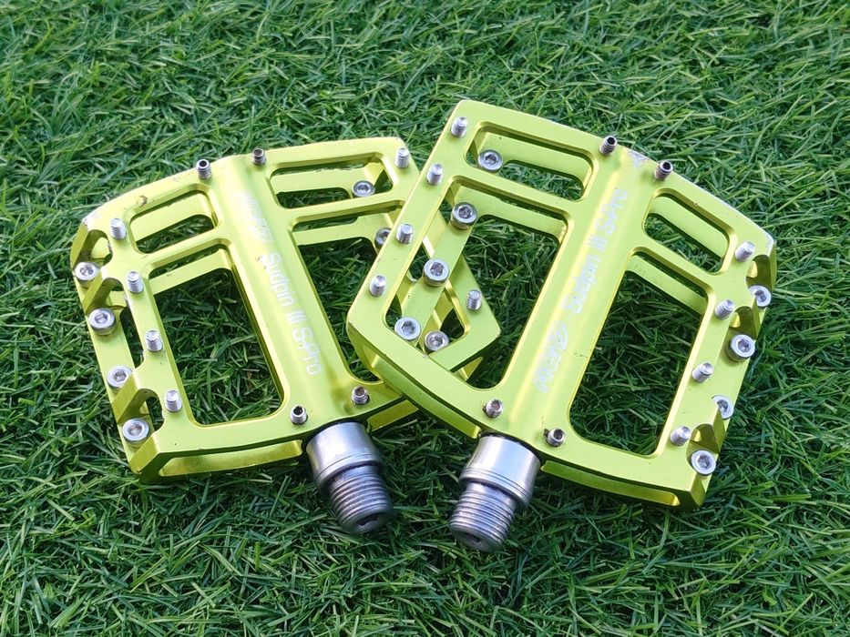 Pedały platformowe, platformy NC-17 Sudpin III S-Pro zielone