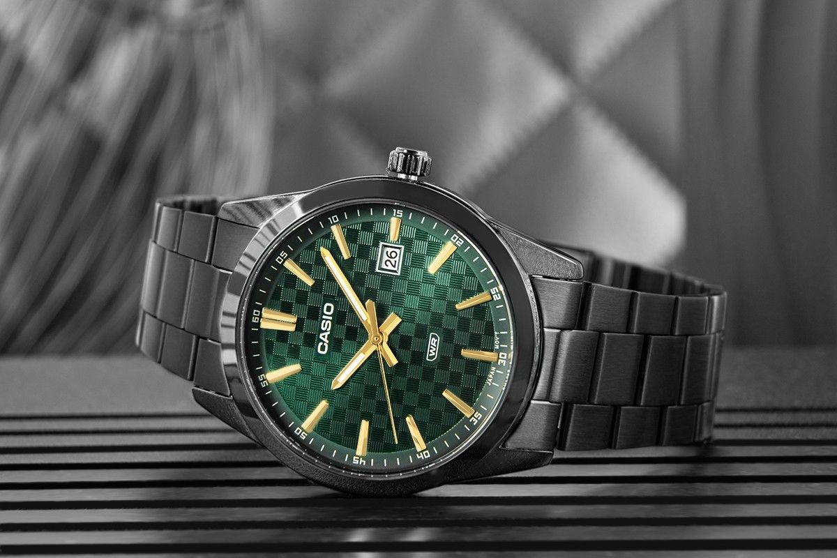 zegarek męski casio mtp-vd03b-3audf + box