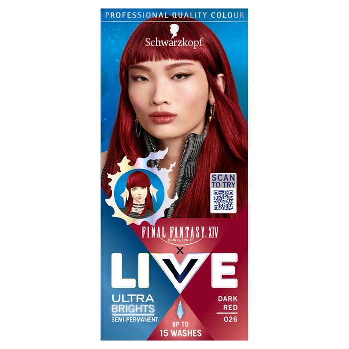 Schwarzkopf Live  farba do włosów 026 Dark Red