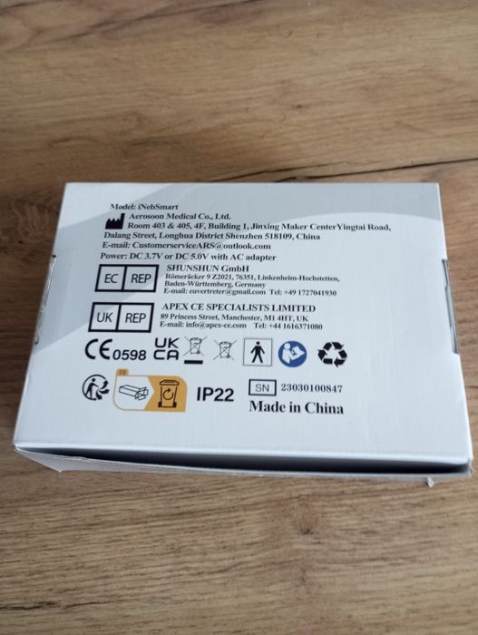 Mini ręczny przenośny nebulizator cichy