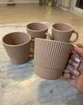 4szt kubki home&you rozowe pudrowy roz