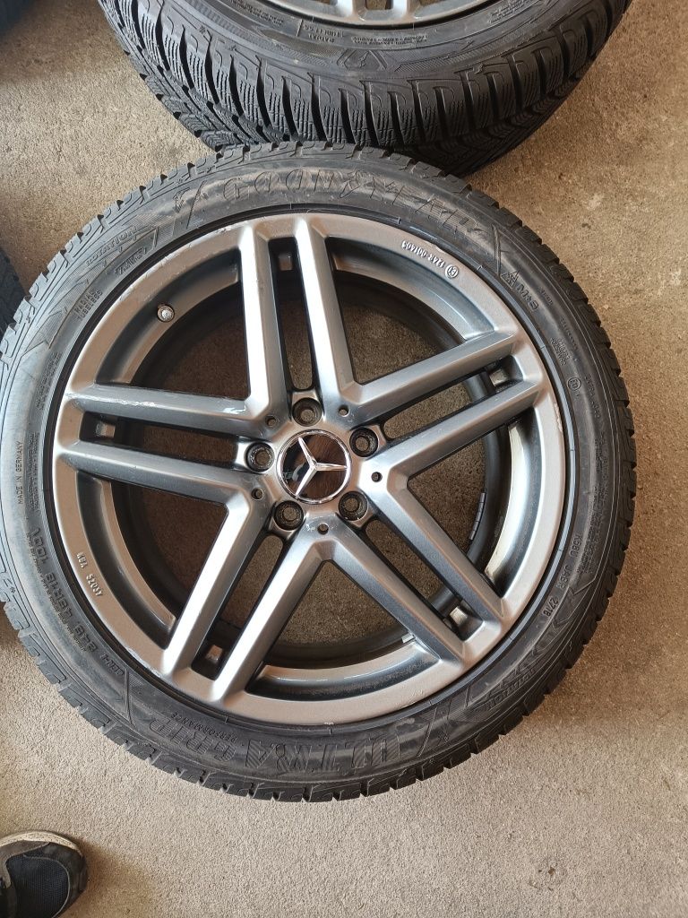 Felgi18 5x112 Mercedes W212 czujniki opona zima 9mm 2022r kpl