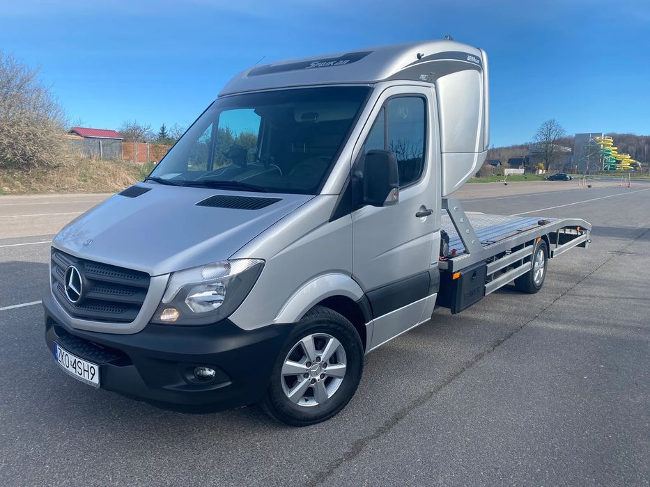 Mercedes-Benz Sprinter 319 CDI 3.0 V6 190KM 100% Serwis MB ASO Hak 3,5t  I Właściciel PL Bezwypadkowy Webasto Kabina Spojkar Alu 16" Hak 3,5t