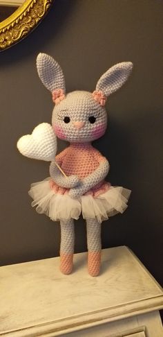 Ogromny 53 cm amigurumi miś duży królik szydełko personalizacja gratis