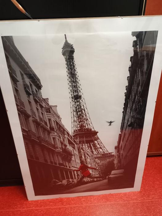Plakat wieży Eiffla