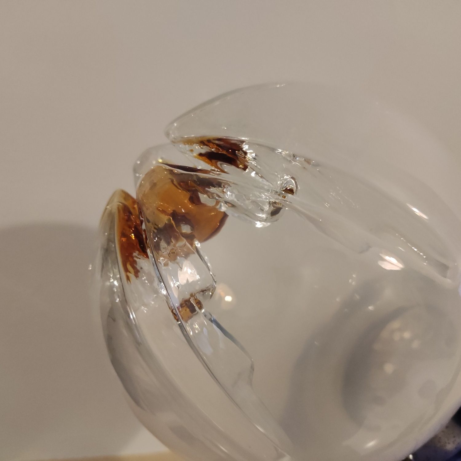 Globo vidro murano Mazzega para aplicar em candeeiro - vintage