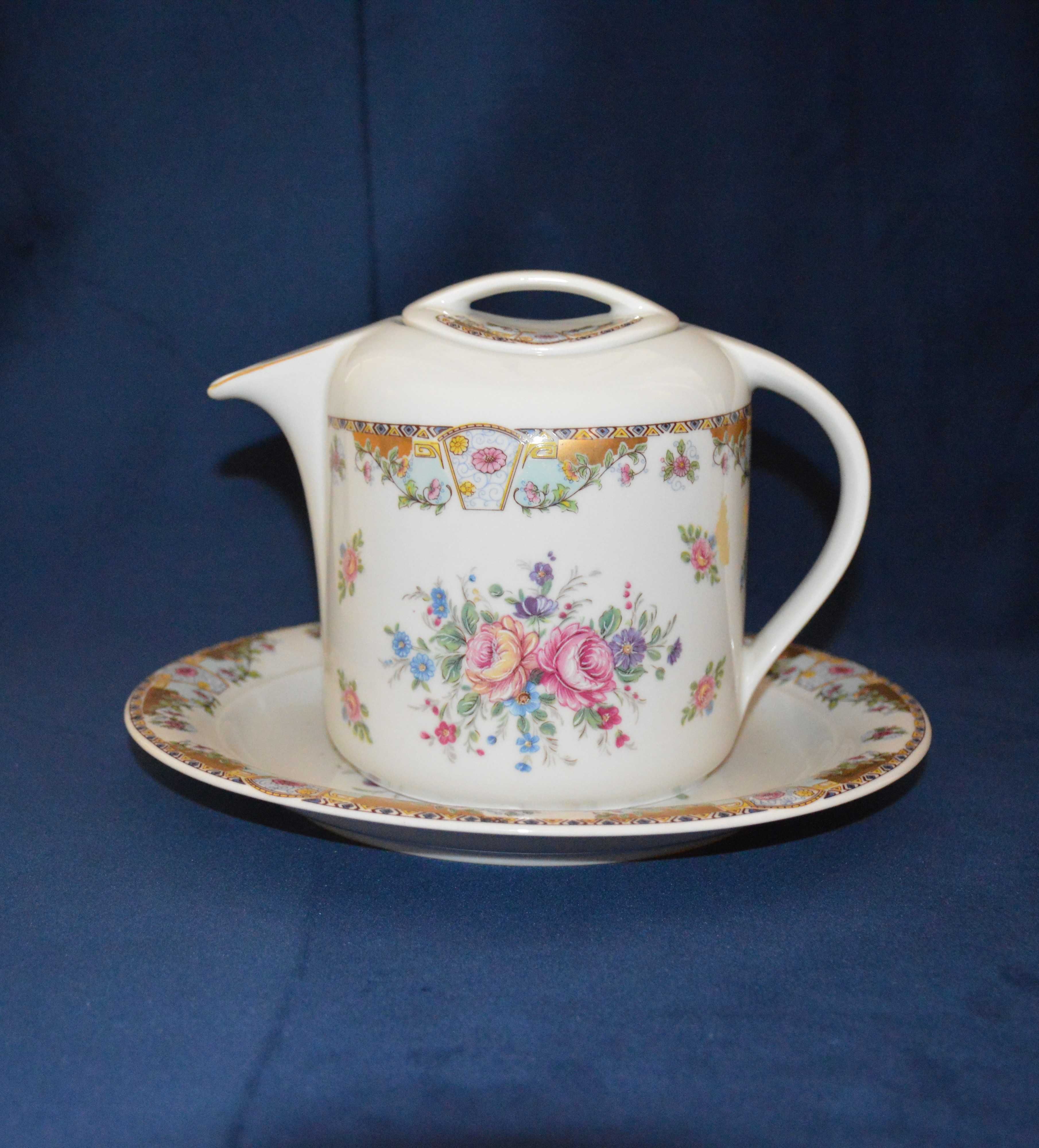 Bule com prato Limoges