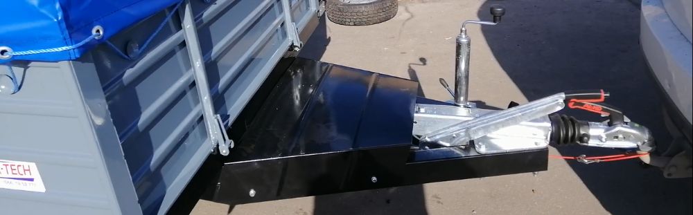 Легковий Двухосний Прицеп. Гальмівний двовісний причеп для авто