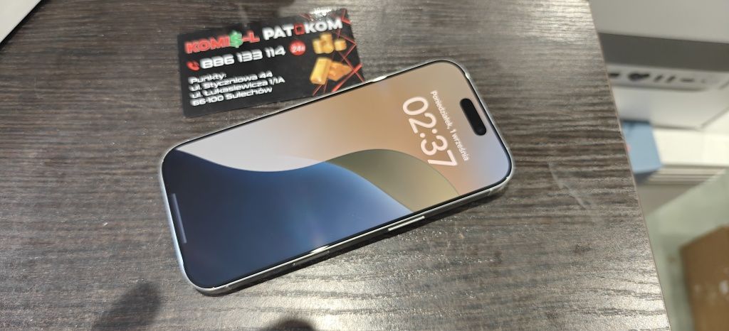 iPhone 16 Pro 128gb Nowy 100% baterii Gwarancja.. PAT-KOM
