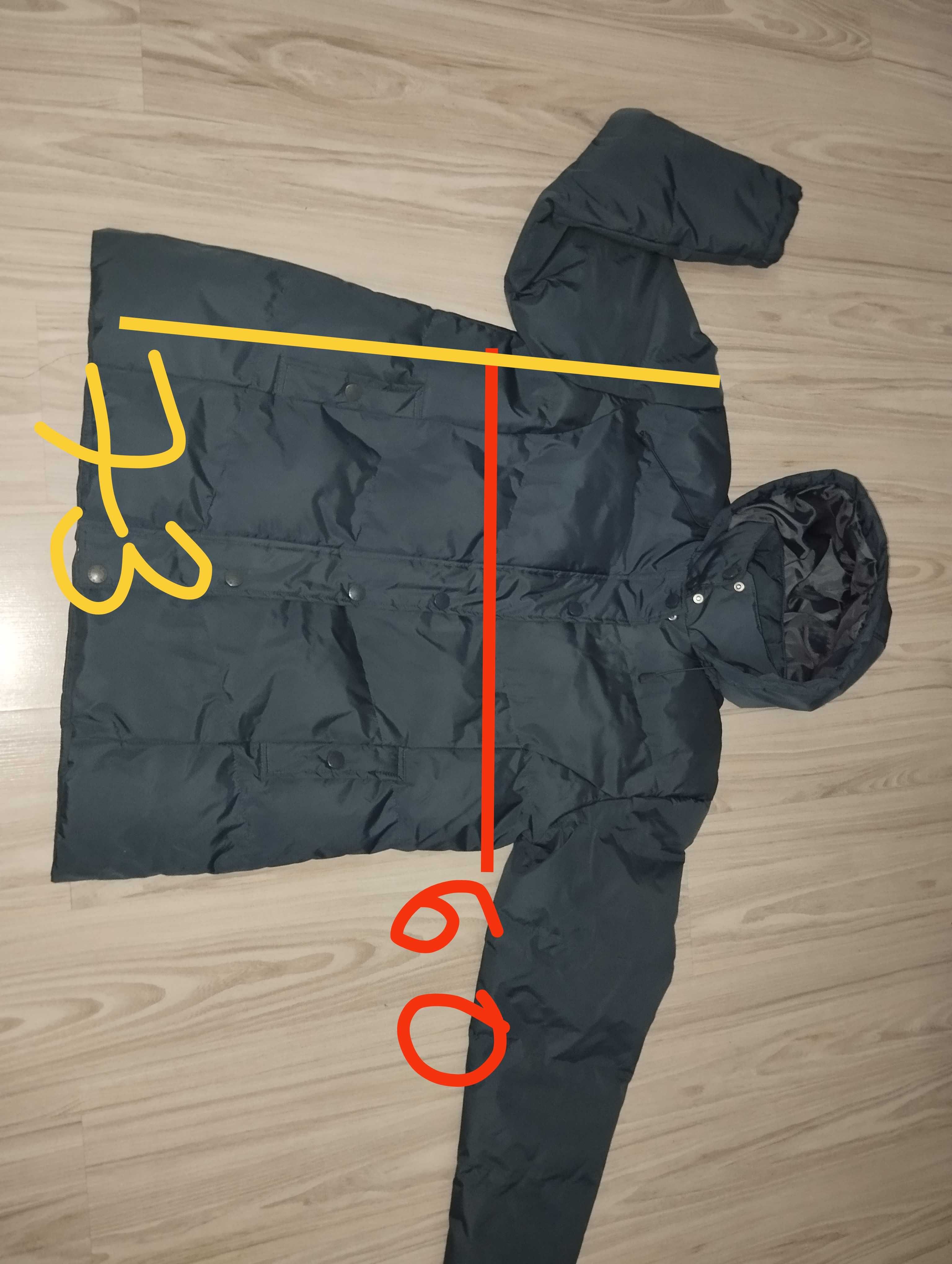 Einterjacket Kurtka zimowa xl kolor morski Bunohq # jak nowa.