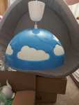 Lampa Ikea w chmurki