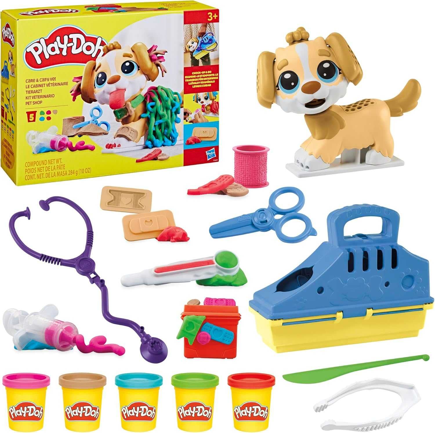Ігровий набір прийом у Ветеринара Play Doh Care n Carry Vet Playset