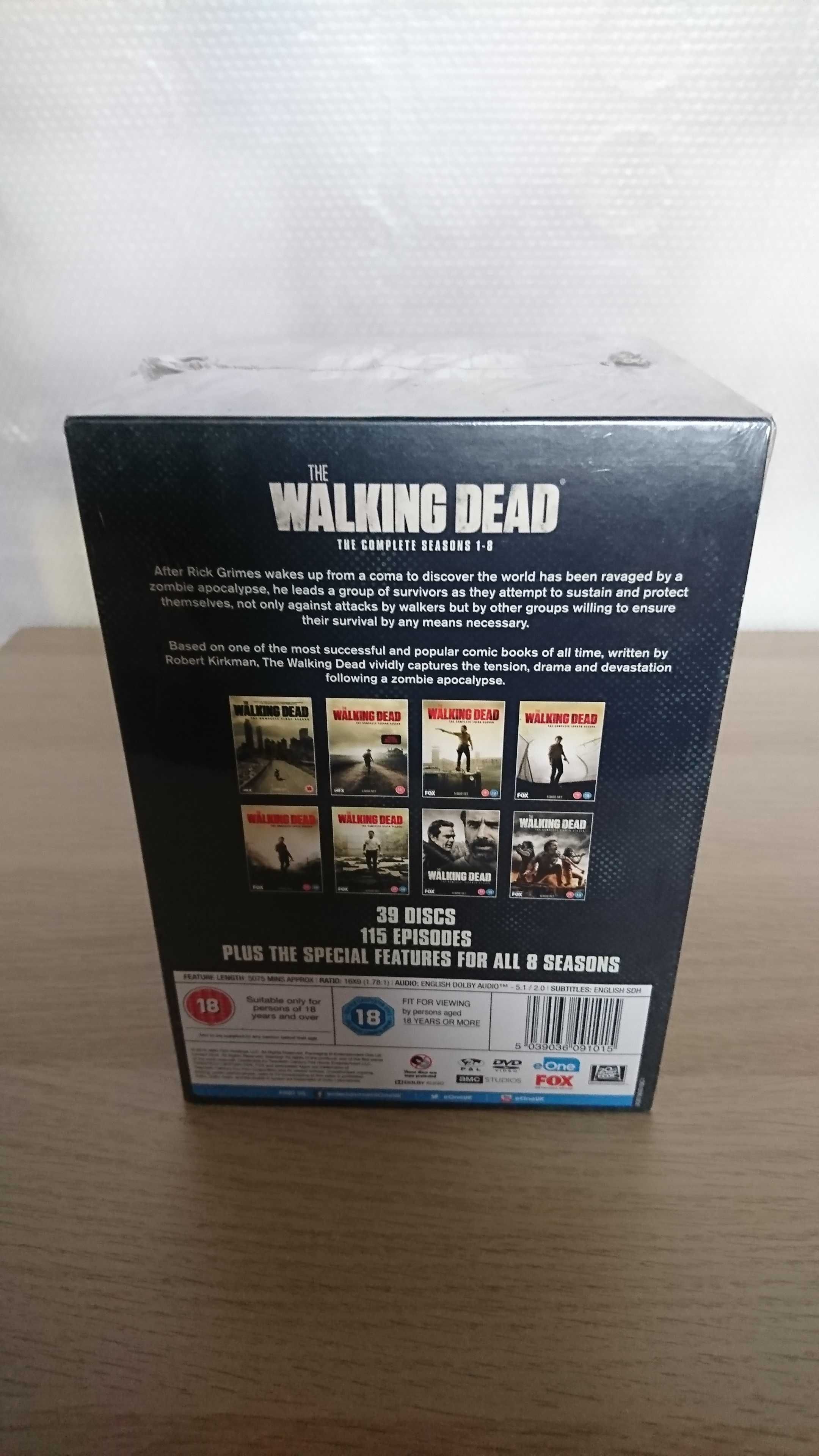 The Walking Dead The Complete Seasons 1-8 - 39 DVD (Żywe Trupy)