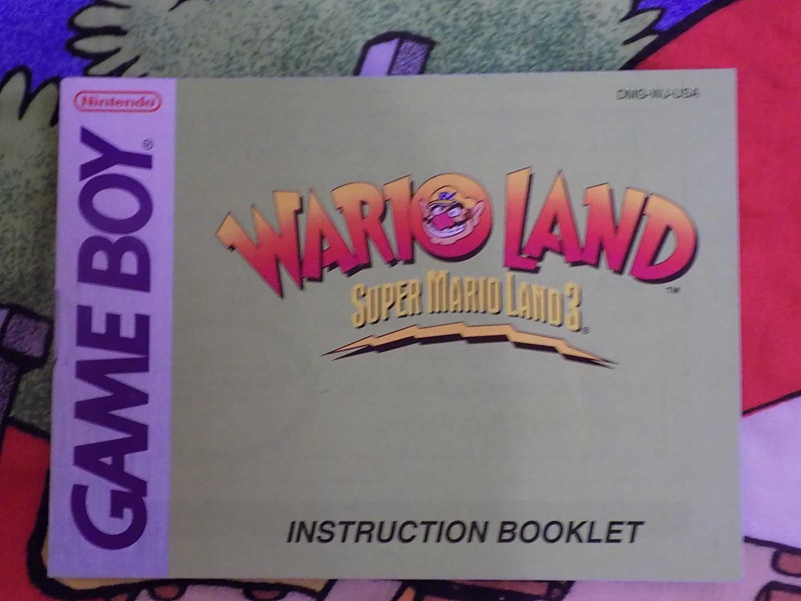 Wario Land na Nintendo Game Boy /Color/GBA+angielska instrukcja do gry