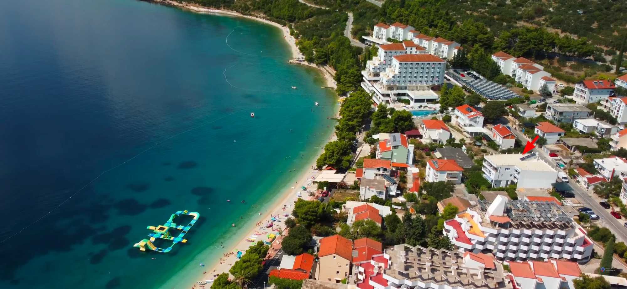 Chorwacja, Gradac - VILLA ADRIATIC - widok na morze (180 m. do plaży]