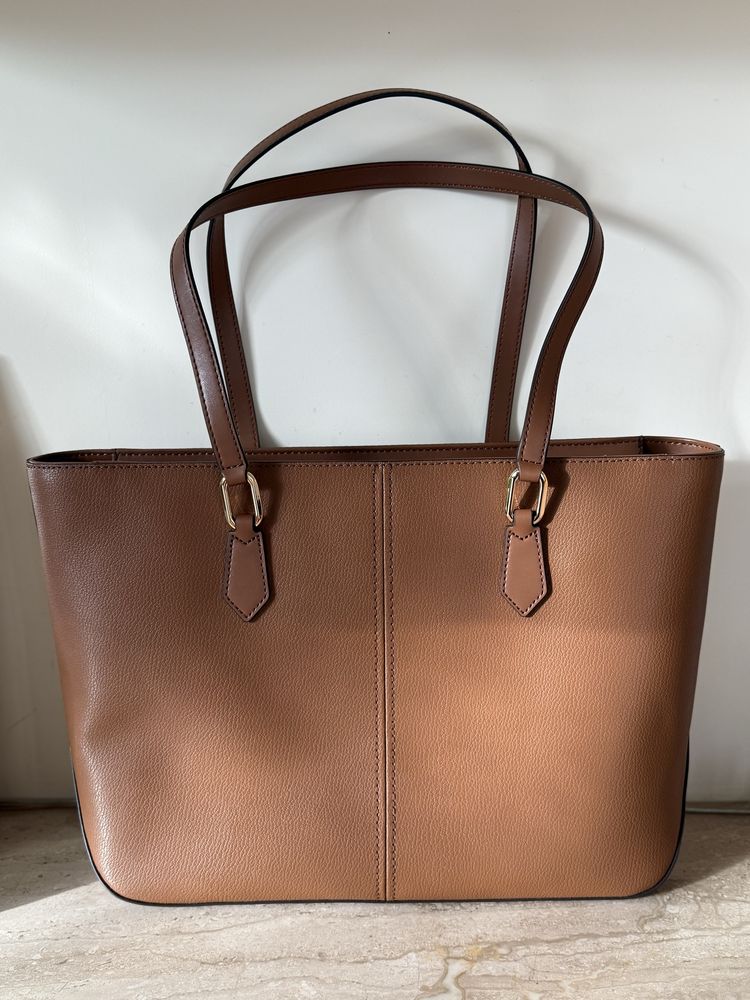 Torba shopper Michael Kors brązowa