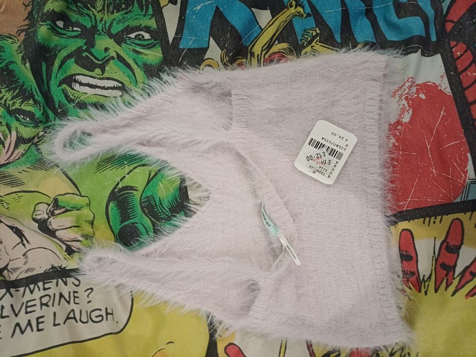 Маєчка мєхова  на бретельках