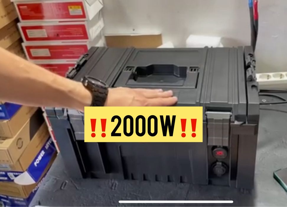 ‼️2000 Вт Life Po4 1024 Вт/ч Портативна зарядна станція чистий синус‼️