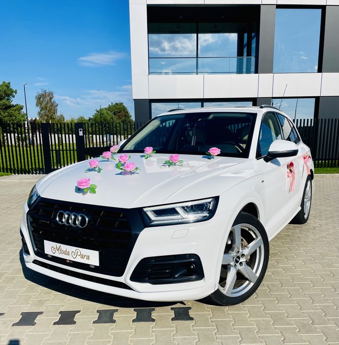 Piękne białe Audi do  ślubu !