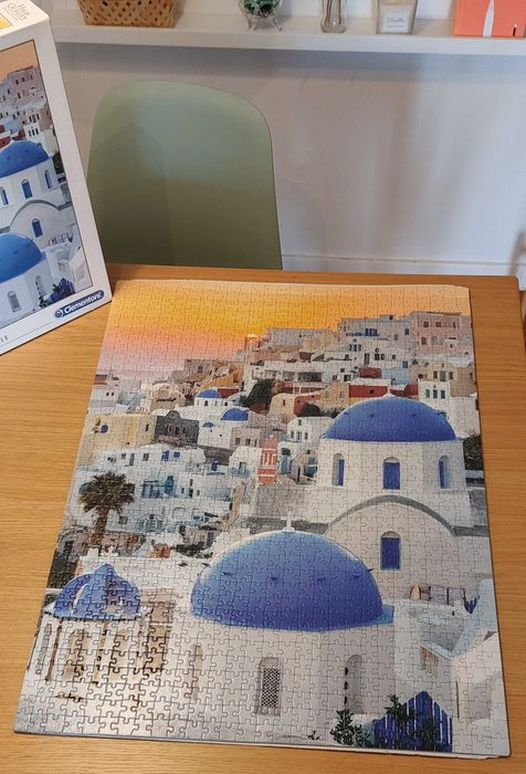 Puzzle 1000 Peças Clementoni (Santorini)