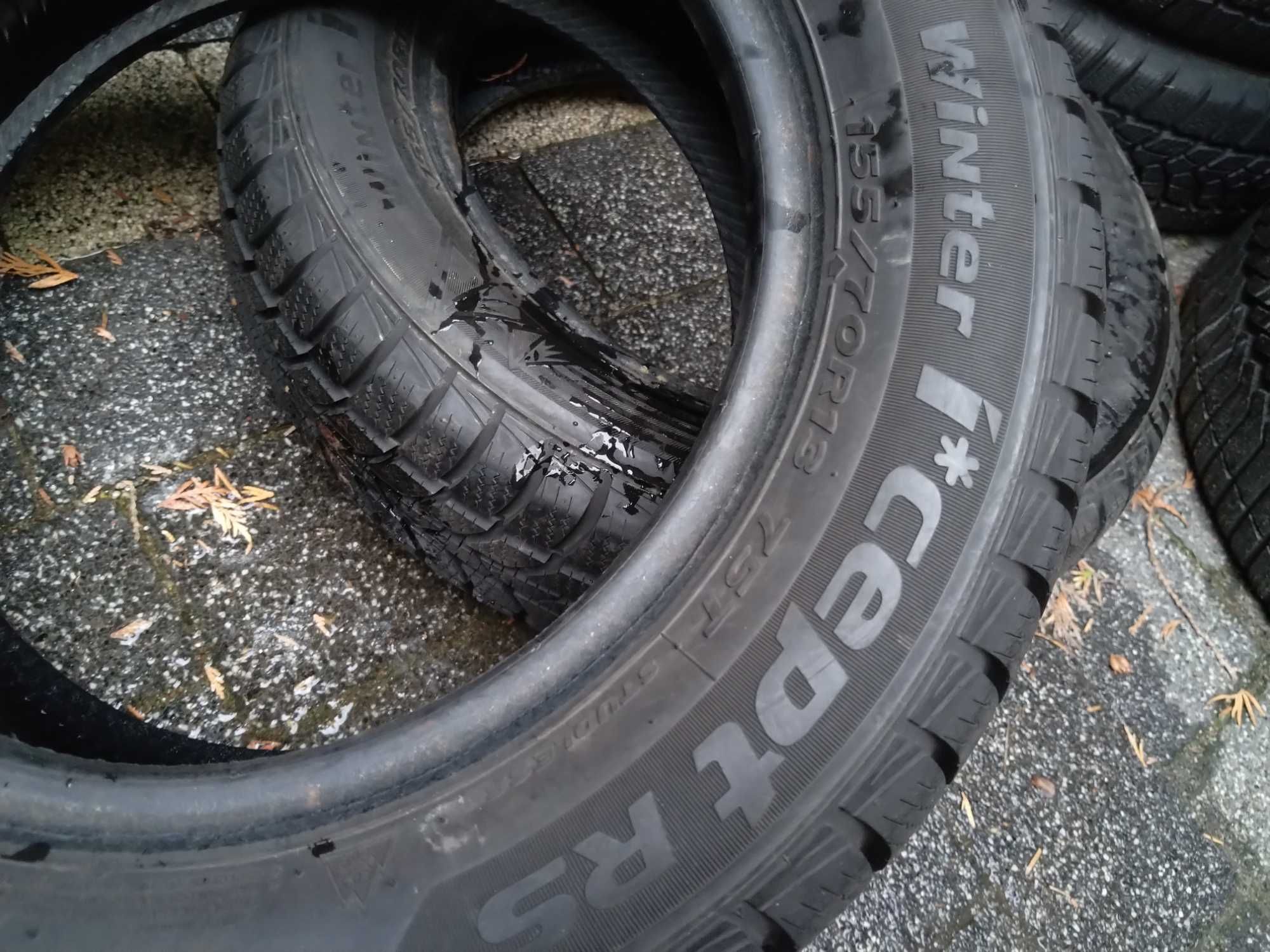 opony 155/70/13 Hankook Winter Icept RS 2 sztuki 7mm