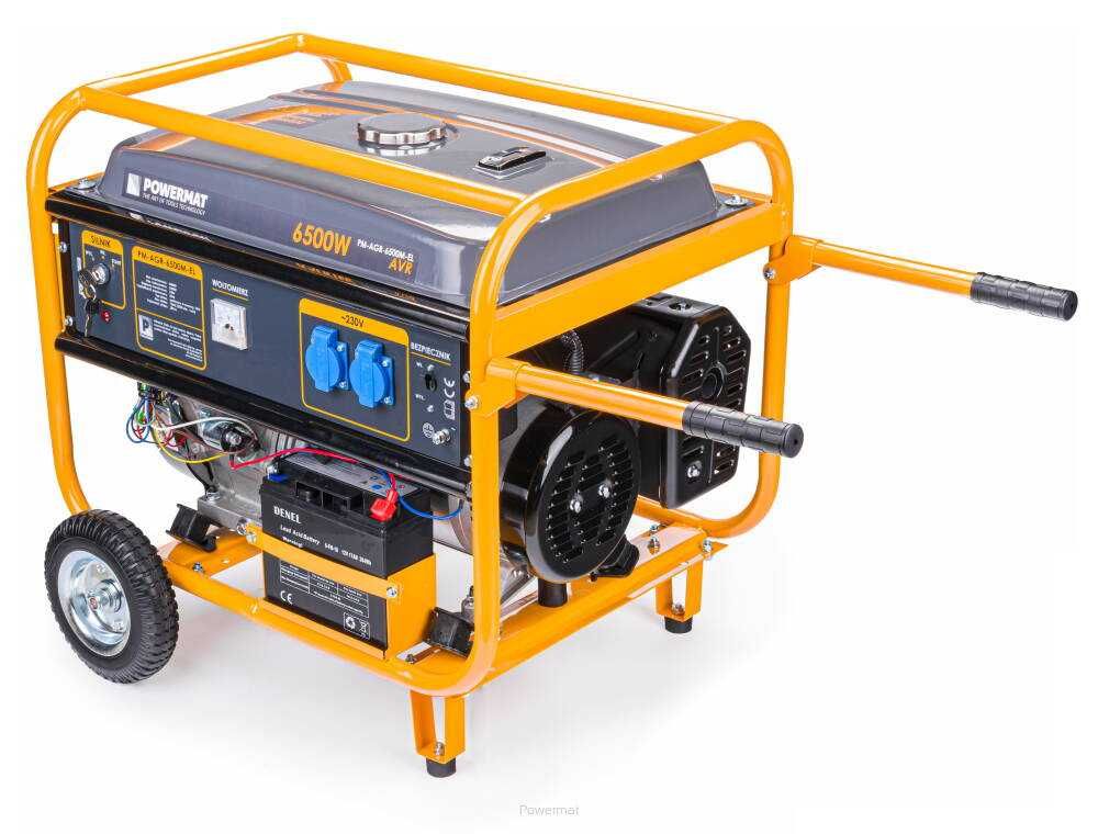 POWERMAT Agregat Prądotwórczy Generator z Rozruchem 6500w 6,5kW PM1141