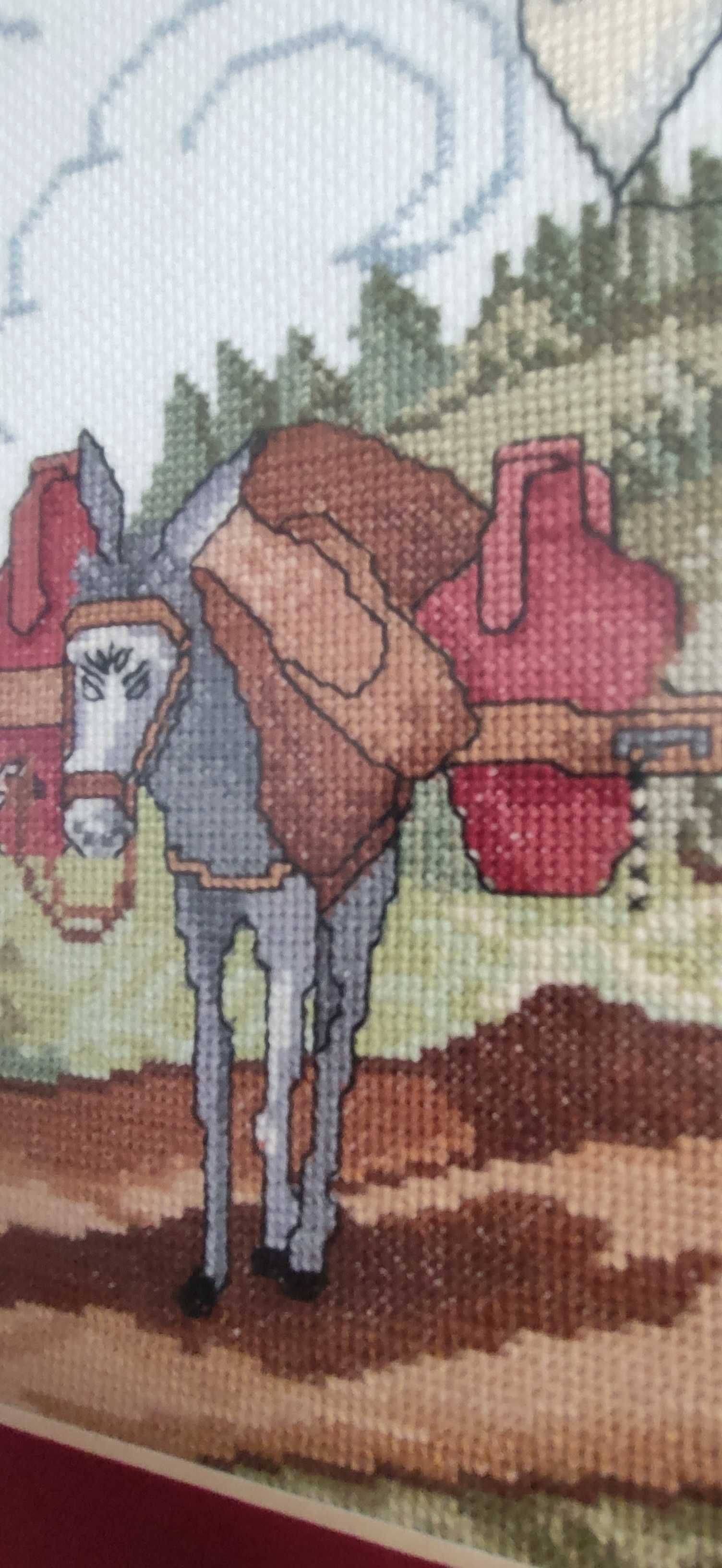 Quadro bordado à mão