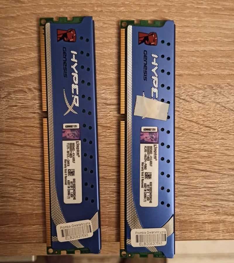 Pamięć RAM DDR3 Kingston HyperX Genesis 8GB (4x2GB) 1600MHz 1333MHz