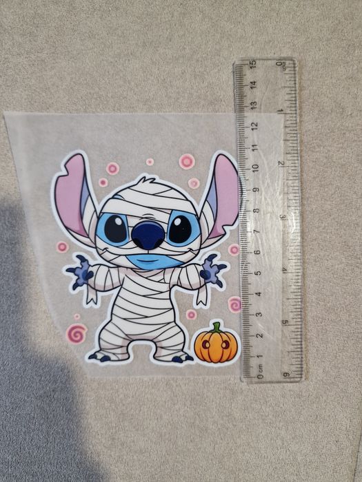 Naprasowanka stitch dtf różne warianty 10cm