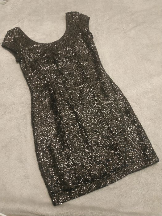Платье пайетка h&m