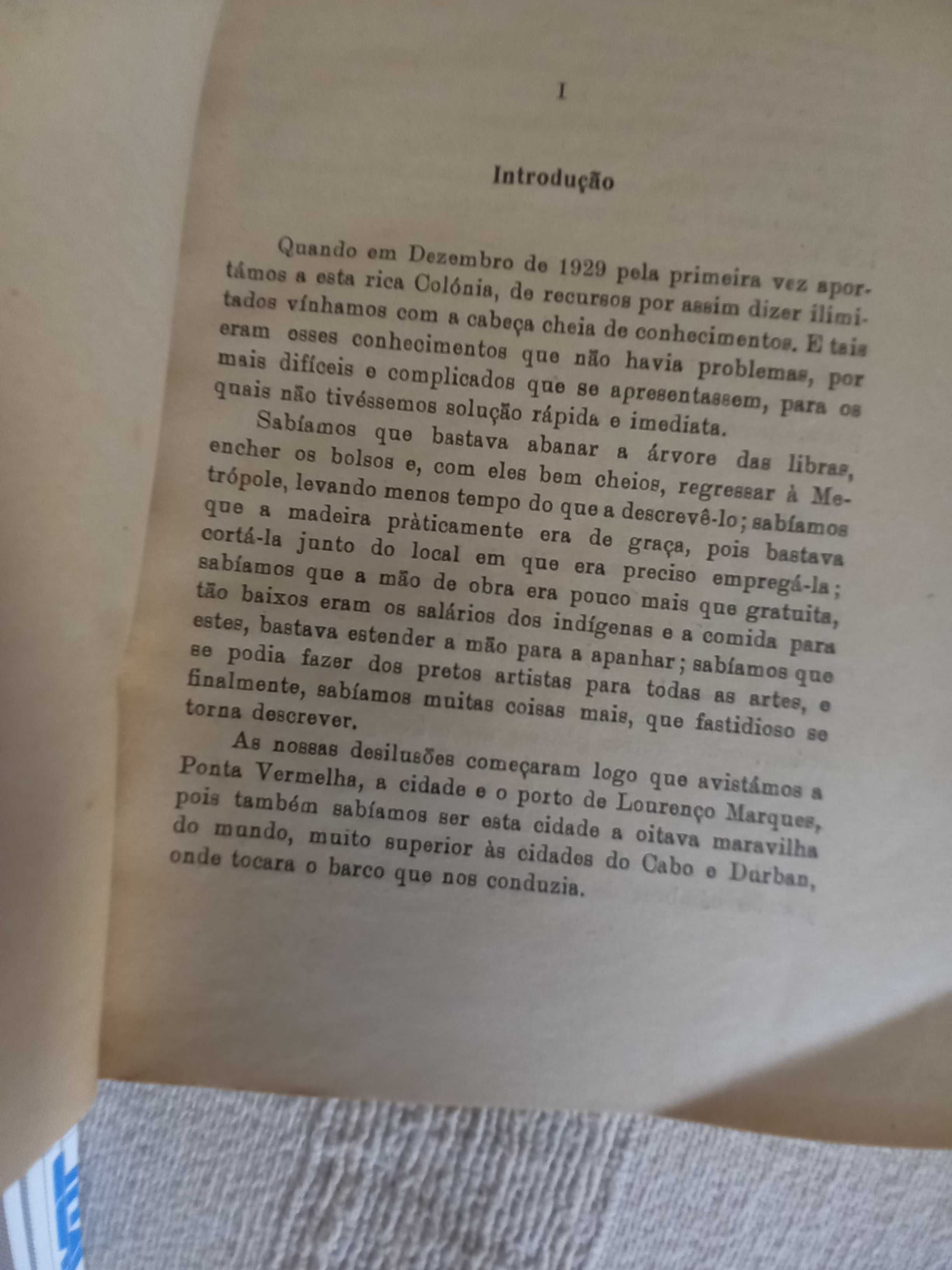 A rede viária de estradas em Moçambique em 1948