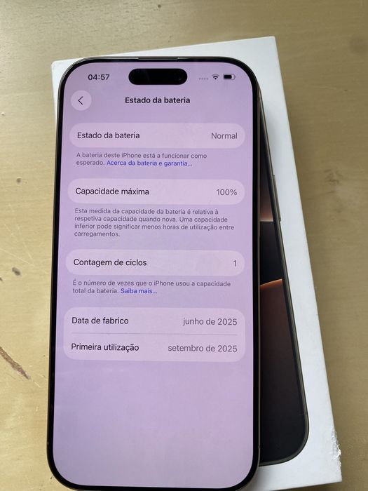Iphone 16 Pro nao usado