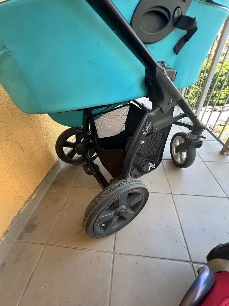 Дитяча коляска люлька X-lander з рамою та автокріслом 0+ Maxi Cosi