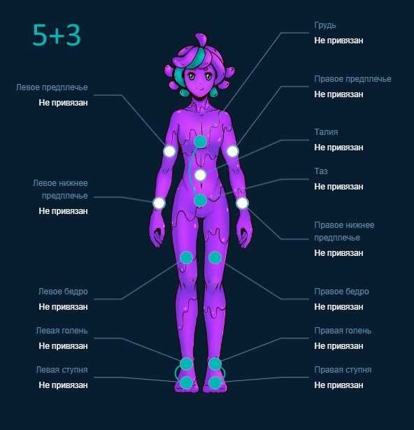 SlimeVR Full-Body Tracker трекеры для полного отслеживания тела