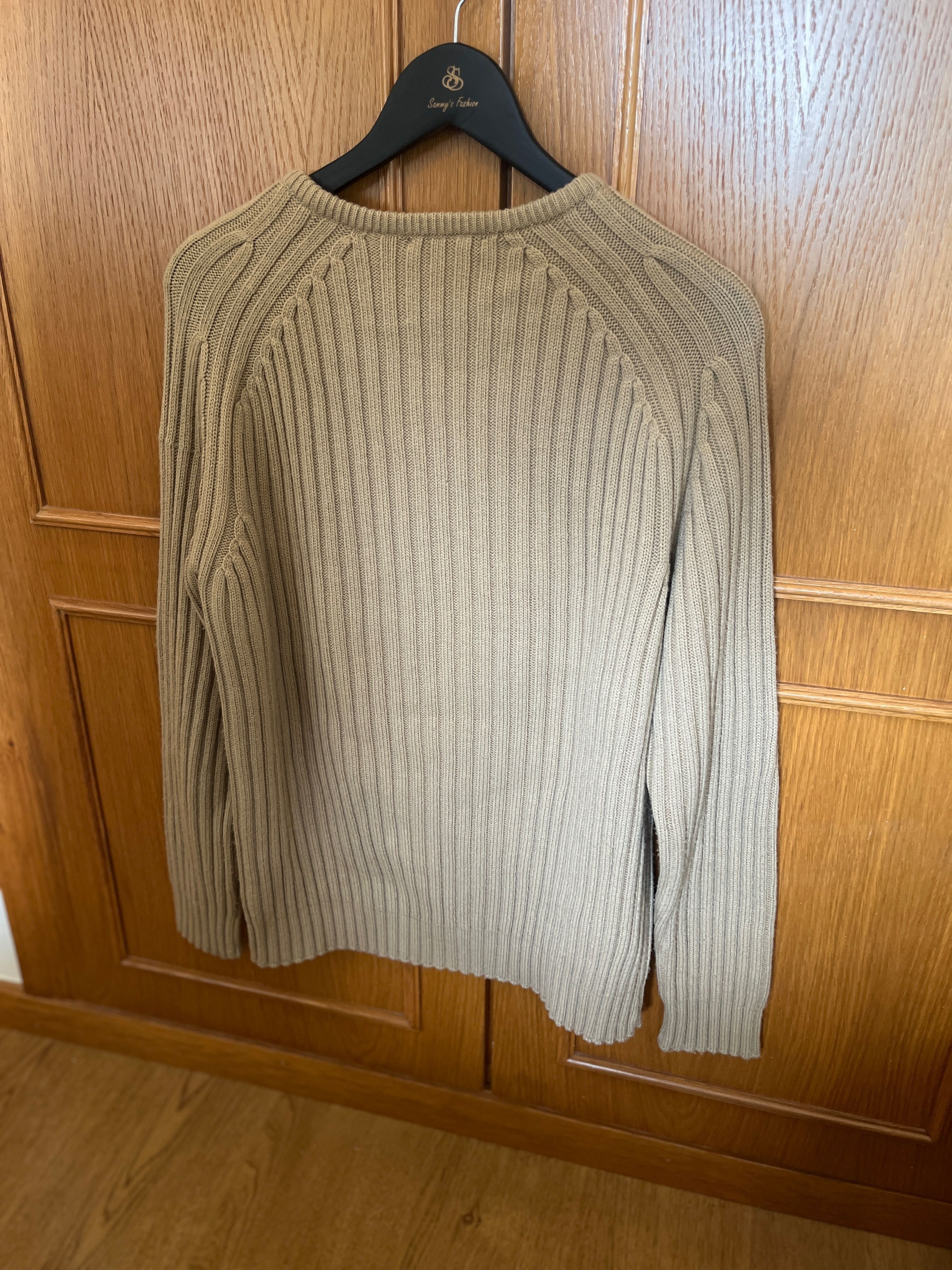 Camisola de Malha Grossa Pierre Cardin – Bege XL