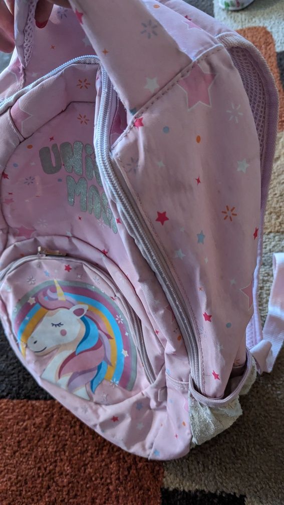 Mochila e lancheira unicórnios