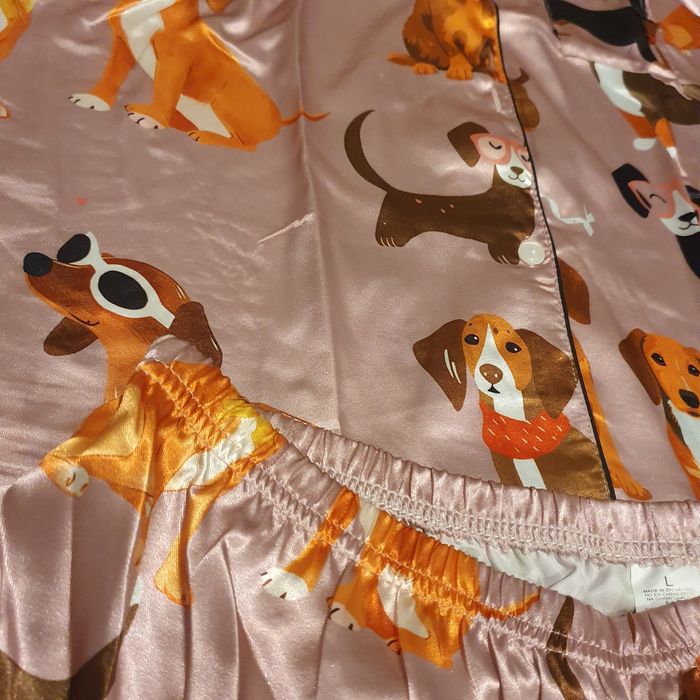 Piżama piżamka pieski psy rozmiar L 40 nowa