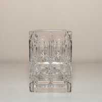wazon geometryczny piękny szkło PRL vintage