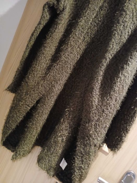 sweter długi khaki L