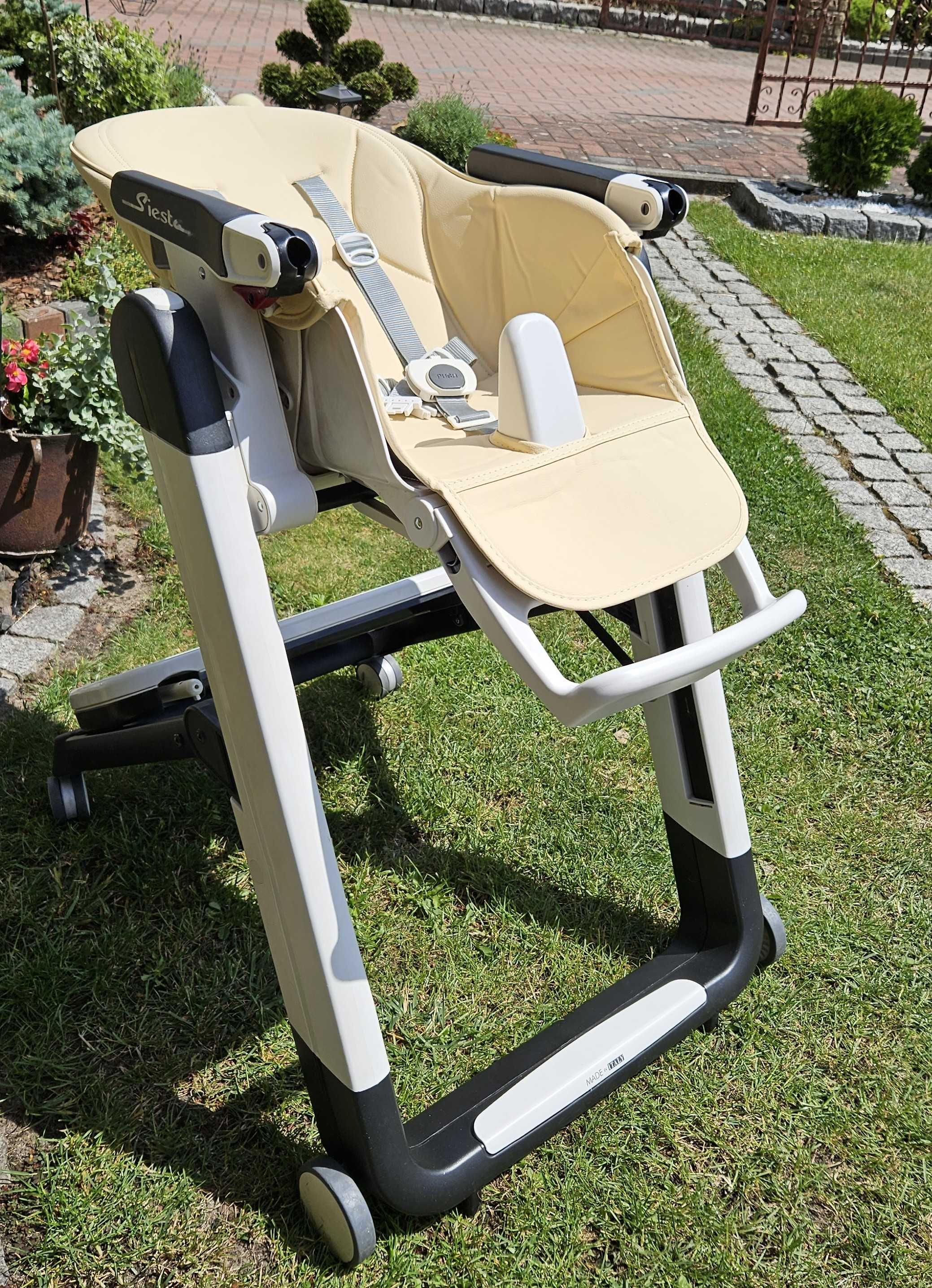 Sprzedam krzesełko do karmienia Peg Perego Siesta z funkcją leżaczka.