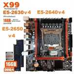 Комплект 2011v3 x99 + 2650v4  +  ОЗУ 16Gb 32Gb DDR4