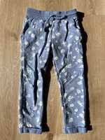 Mango bawełniane spodnie dresowe dla dziewczynki joggersy 110