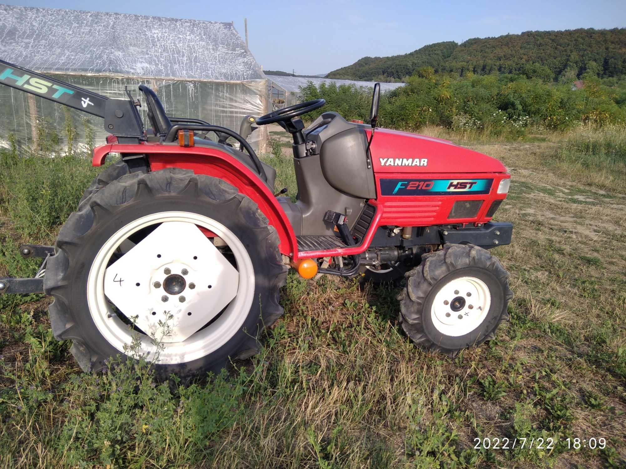 Японський мінітрактор Yanmar янмар f210