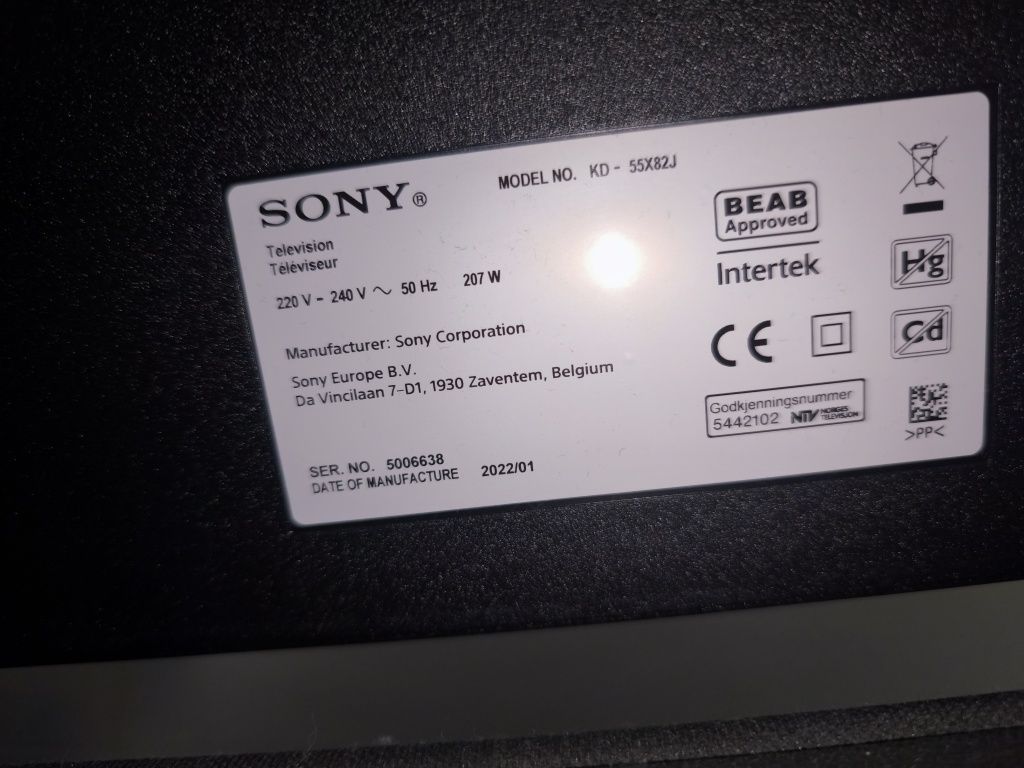 TV Sony Bravia 55 ' Smart Tv