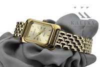 Damski złoty 14k zegarek z bransoletą biżuteria lw003y&lbw004y Gdańsk